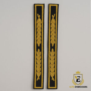 Ceremonial Gold Laurel Wreath Epaulette Slides