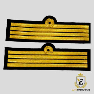 Elite 5-Stripe Flag Officer / Admiral Rank Insignia (Heavy Braid)