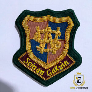 Custom School / College Bullion Crest Badge