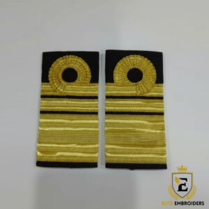 Naval/Maritime Captain Rank Slide (Four Stripes with Loop)